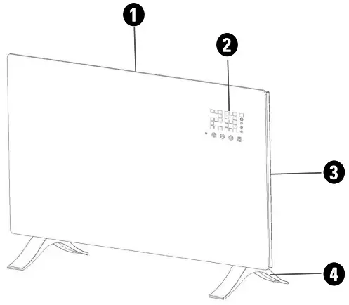 Cleverio 0720 1000 W Smart Radiator - overview