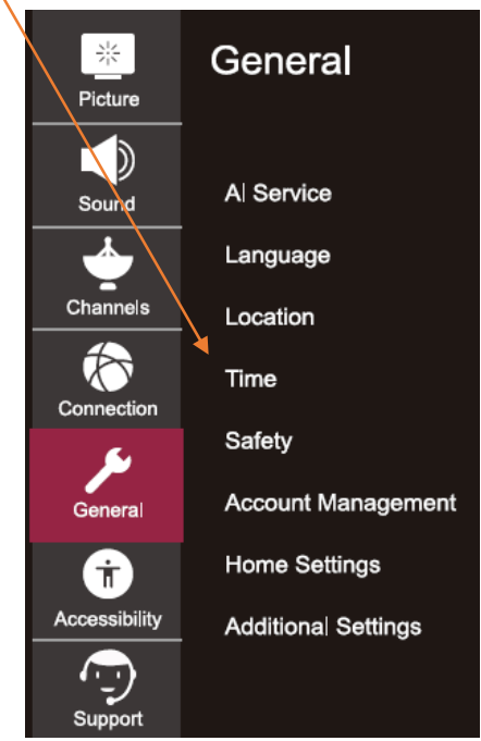 RCA WebOS Series 65 Inch Class 4K UHD HDR Smart TV - Time
