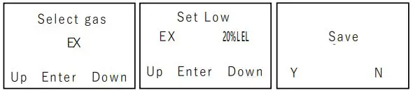 deflong Multifunctional Gas Detector - Set Low Alarm