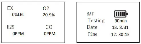 deflong Multifunctional Gas Detector - Technical Parameter 4