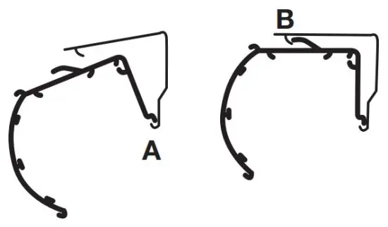 SelectBlinds Cordless Roller Shade and Roller Window Blinds - back panel