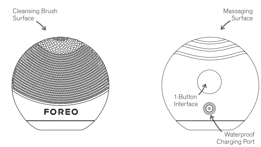 FOREO LUNA Go Facial Cleansing and Firming Massage - fig 4