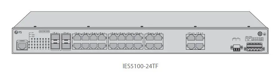 FS IES5100-24TF L3 Managed Industrial Switch 1