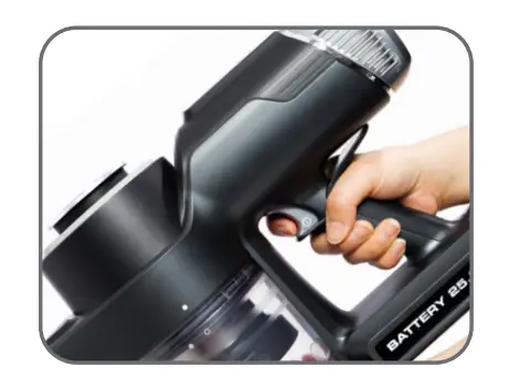 WERTHEIM EVOLUTION MAX The Superior Stick Vacuum Cleaner - button