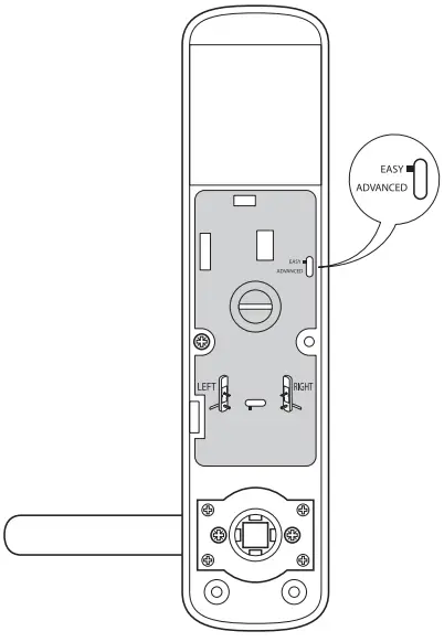 Yale 1185073 Doorman Classic All Inclusive Lock User Manual - EASY Mode and ADVANCED Mode