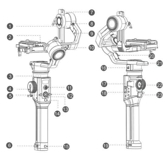 MOZA AIR 2S Handheld Gimbal Stabilizer - MOZA Air 2S Overview