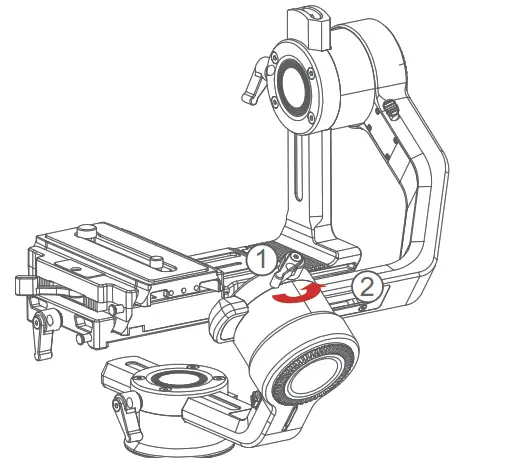 MOZA AIR 2S Handheld Gimbal Stabilizer - Roll Axis