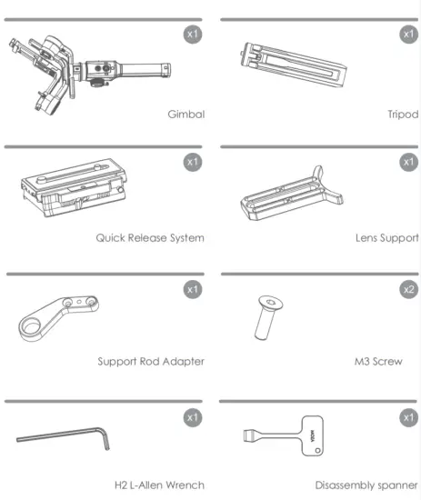 MOZA AIR 2S Handheld Gimbal Stabilizer - fig