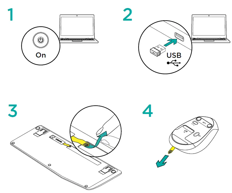logitech MK345 Wireless Keyboard and Mouse Combo 3