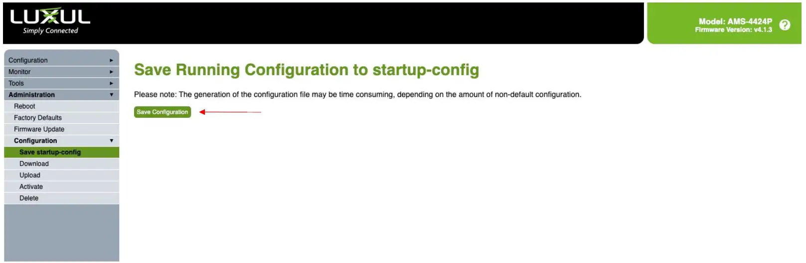 LUXUL NS-1124P Q-Sys 24-Port Network Switch Preconfigured-FIG7