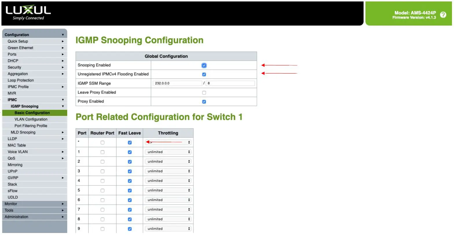 LUXUL NS-1124P Q-Sys 24-Port Network Switch Preconfigured-FIG8