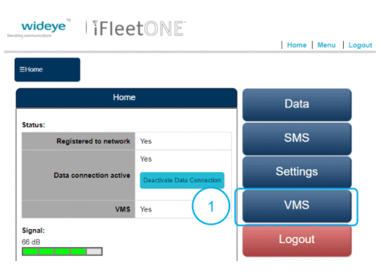 wideye iFleetONE Satellite Terminal - FIg 13