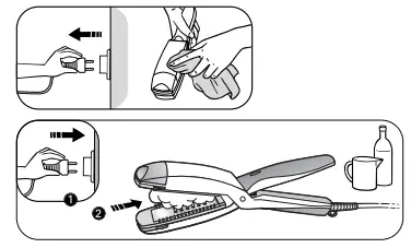 Rowenta Imagin Structure Pro Ceramic CF7050D0 Hair Straightener-fig-3