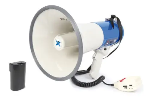 VONYX MEG065 Battery Powered Megaphone and Spare Battery