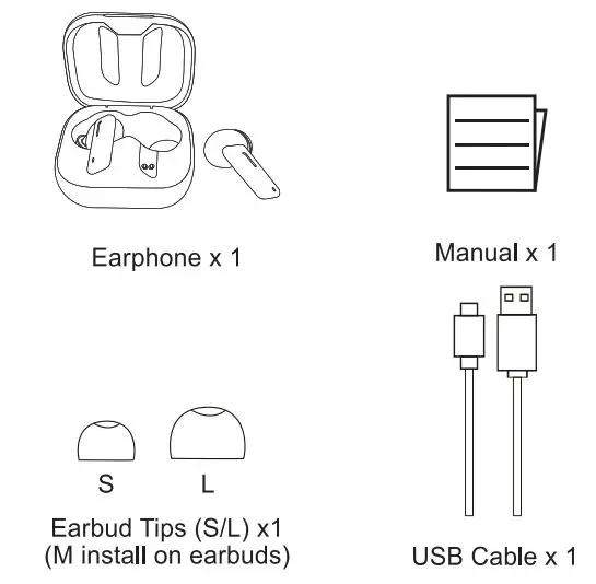 1622 Moyoo Premium TWS Earbuds User Manual - Overview