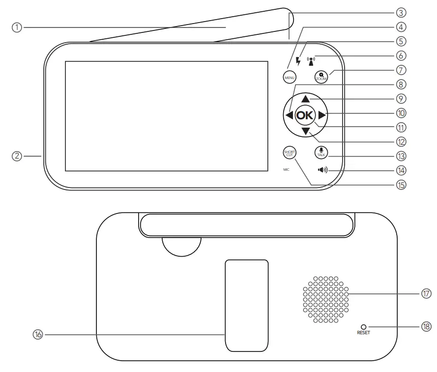 Bokman OT BC003 BU 55 Full HD 1080p Baby Monitor - fig 3