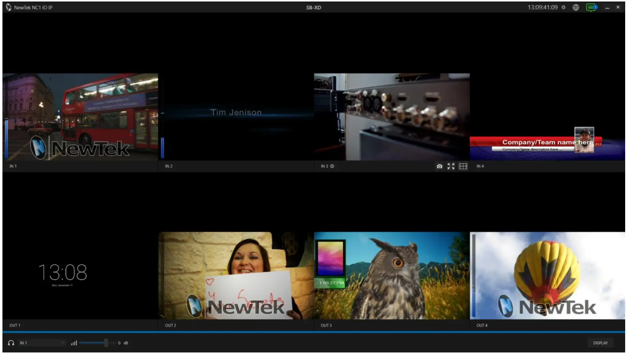 Default Desktop interface