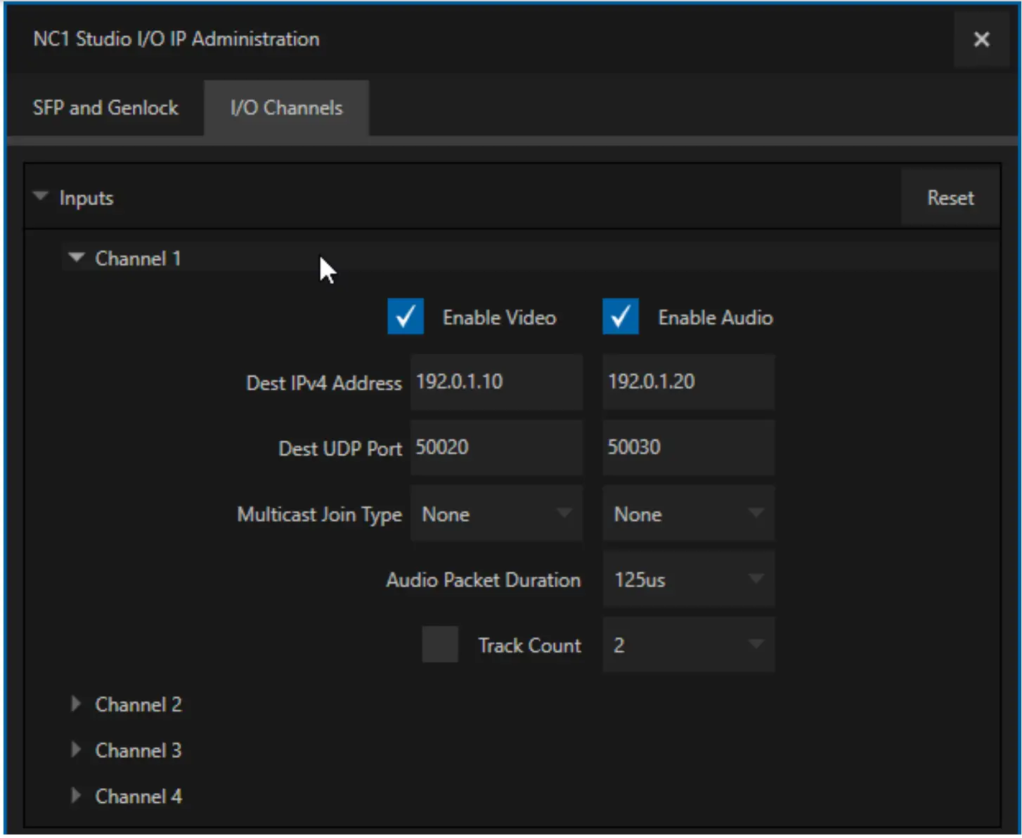 I/O IP Administrations