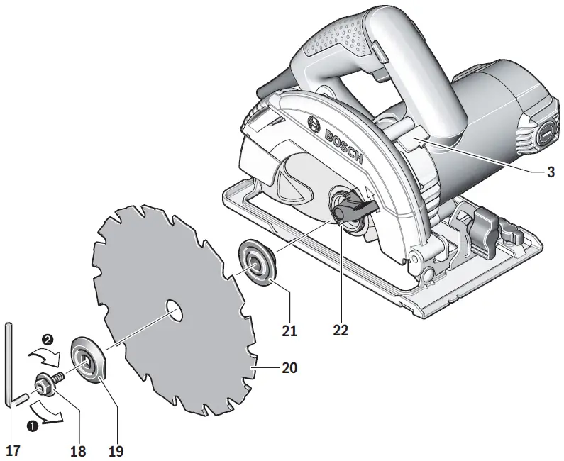 BOSCH GKS 600 Professional Handheld Circular Saw 02