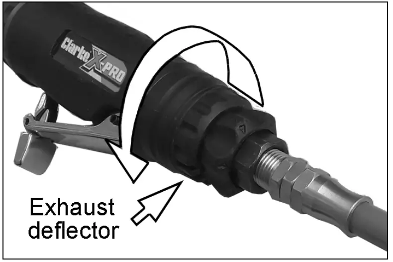 Clarke CAT206 X-PRO Composite Air Angle Die Grinder - Fig 7