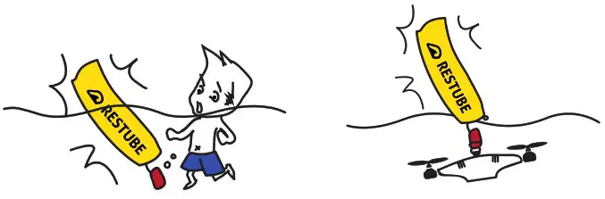 RESTUBE AUTOMATIC Automatic Inflating Lifeguard Equipment - How do I trigger Restube