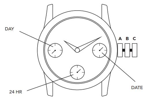 LIMIT 1912 Smartwatch - DATE (QUICK CHANGE FUNCTION) SETTING