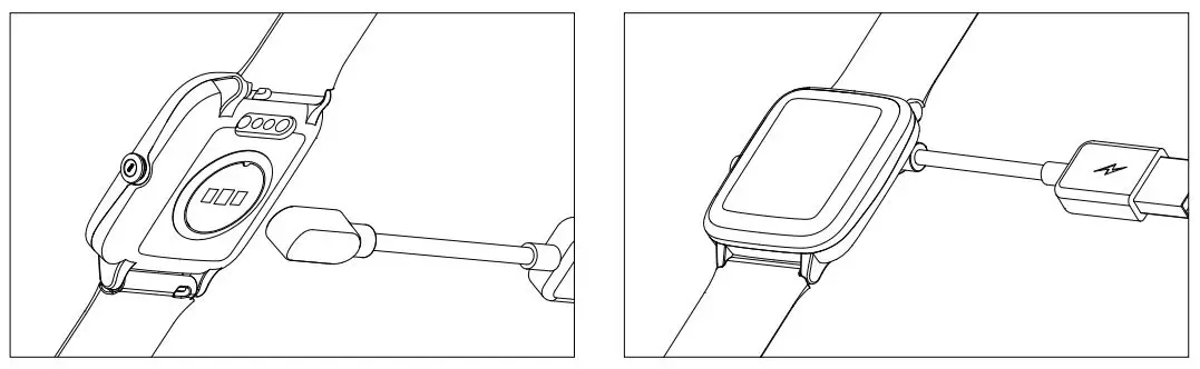 EN Smart Sports Watch Owner's Manual-Power On