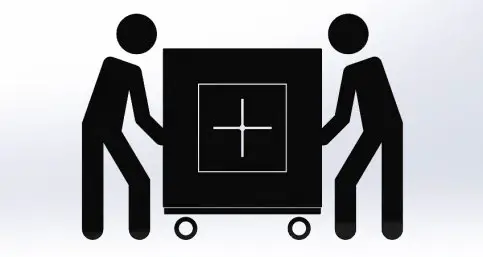 PRISM HARDSCAPES PH 423 Scatola Fire Table - Safely Moving Unit 4