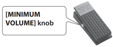 BOSS Guitar Amplifier - MINIMUM VOLUME