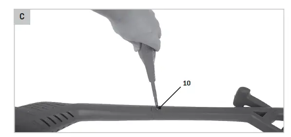 VONROC GT502AC Cordless Grass Trimmer fig 2