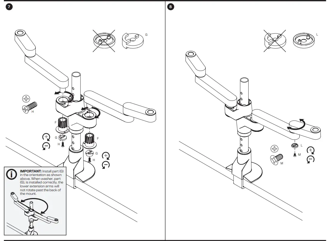 ERGODIRECT STX-02S Innovation Staxx Dual Monitor Mount-7