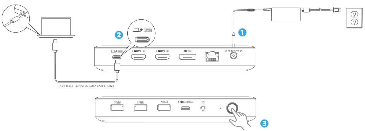 ANKER A8395 563 10 In 1 USB C Docking Station - 1