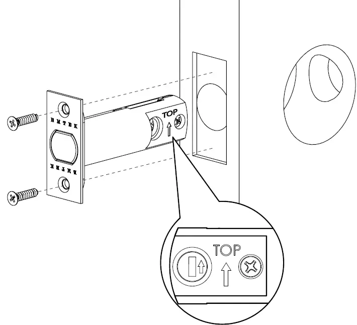 EMTEK TUBPKTPAS Tubular Pocket Door Lock 03