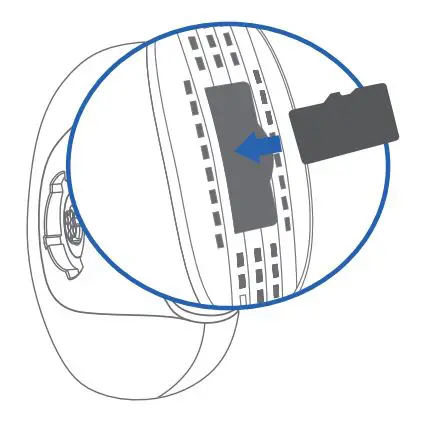 Kapture KPT-860 Camera - INSERTING A MEMORY CARD