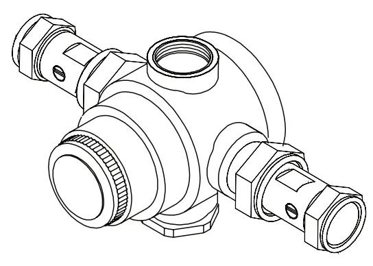 BRISTAN TS6000ECP Thermostatic Mixing Valve