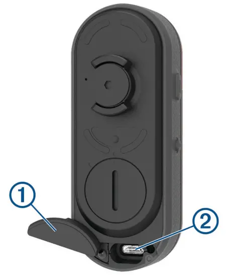 GARMIN RCT716 Radar Bike Tail Light - Connecting the Device to Your Computer