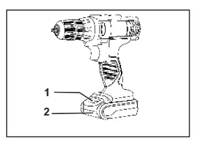 BORMANN BCD2505 Cordless Impact Drill - Fig 1