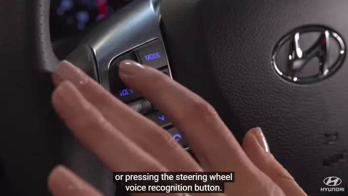 Voice recognition button