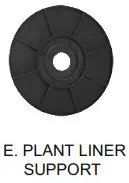 XBRAND Self Watering Planters - PLANT LINER - 1