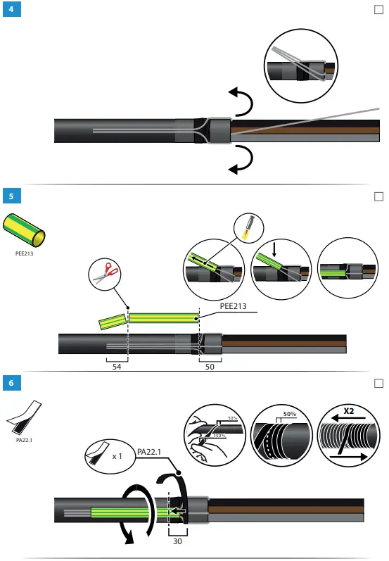 ENSTO-STKA3x95-Heat-Shrink-Outdoor-Term-fig5