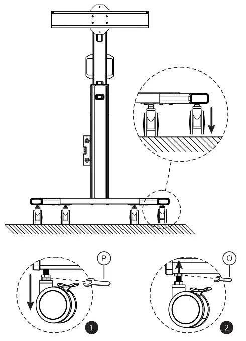 Neomounts FL50S-825WH1 Floor Stand Instruction - Fig 11