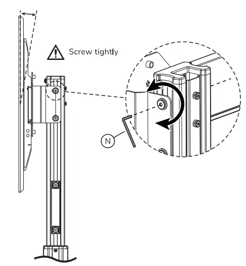 Neomounts FL50S-825WH1 Floor Stand Instruction - Fig 14