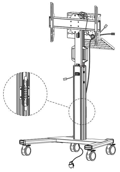 Neomounts FL50S-825WH1 Floor Stand Instruction - Fig 17