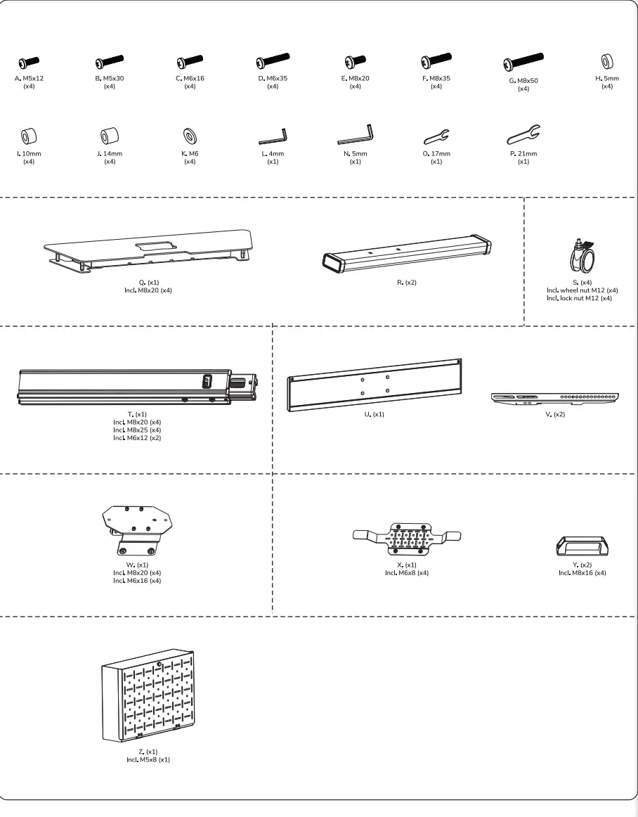 Neomounts FL50S-825WH1 Floor Stand Instruction - Fig 2