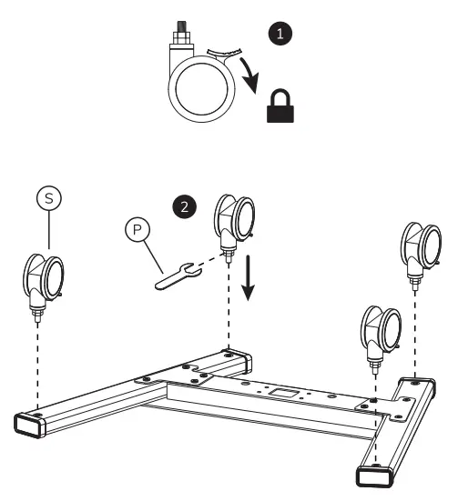 Neomounts FL50S-825WH1 Floor Stand Instruction - Fig 4