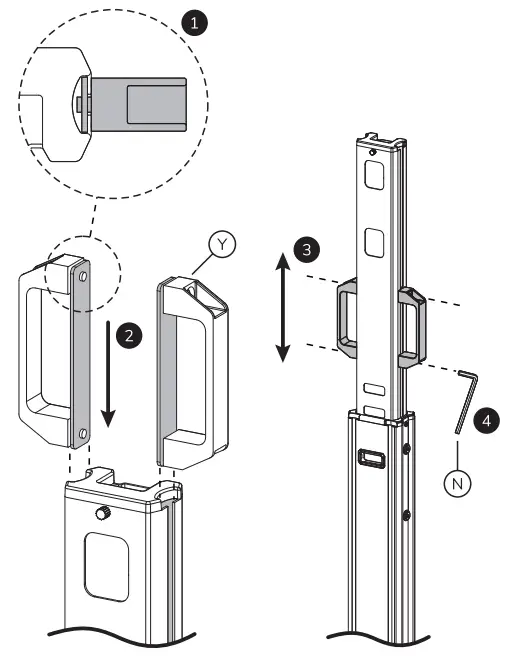 Neomounts FL50S-825WH1 Floor Stand Instruction - Fig 8