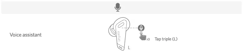 Activate the voice assistant