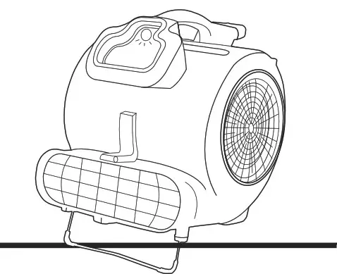 ULINE H-6499, H-6500 Portable Blower -