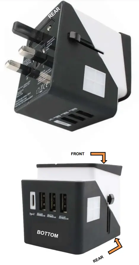 PowerPac PP7980 Multi Travel Adapter - Fig 2