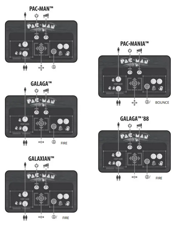 ARCADE 1UP B09WY6XM28 PAC-MAN COUCHCADE Wireless Gaming 6